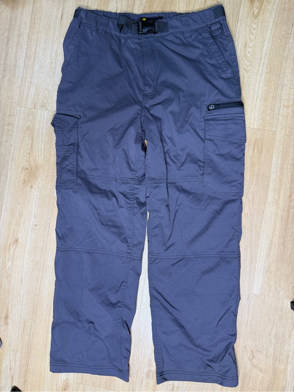 BC Clothing Co Lined Men's Dark Gray Hiking Cargo Pants - Medium x 30